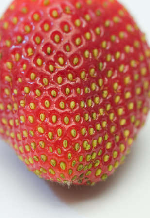 close up view of a strawberryの写真素材