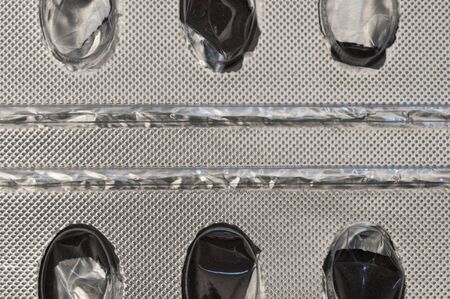 empty blister medicine packの写真素材