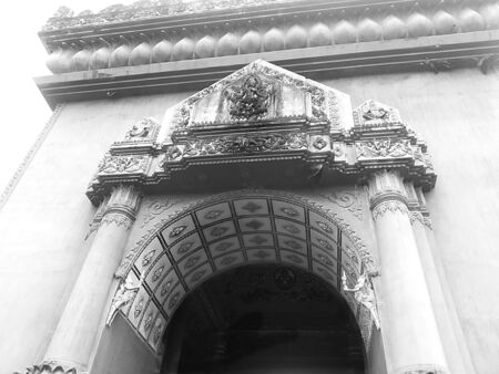 patuxai or victory gate of vientiane,Loasの写真素材
