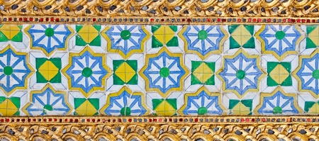 Art Thai style in temple.の写真素材