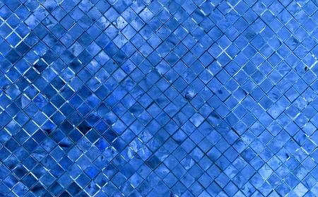 silver blue mosaic for backgroundの写真素材