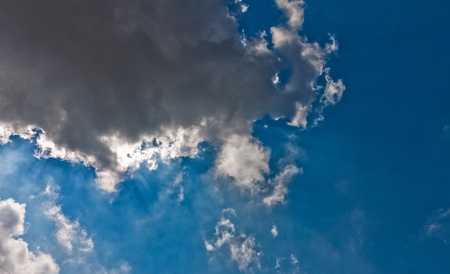 sky and white clouds 