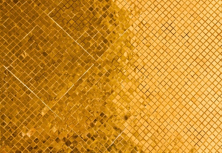 gold tile background の写真素材