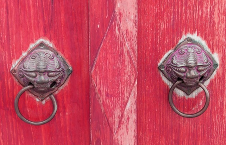 Traditional Chinese Doorの写真素材