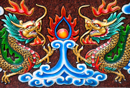 twin dragonの写真素材