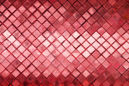 grunge pink mosaic, pink backgroundの写真素材