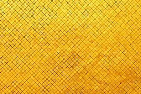 Gold tile backgroundの写真素材