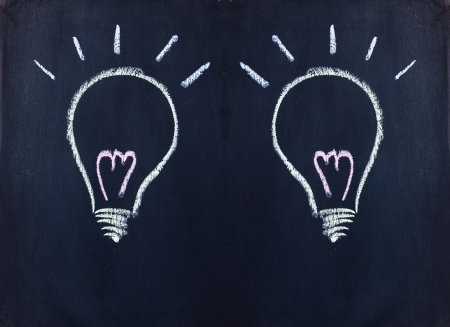 Light bulb, new ideaの写真素材