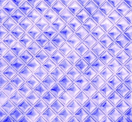 silver blue mosaic for background の写真素材