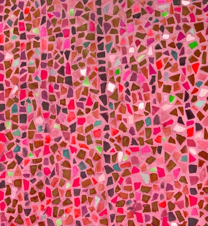 vintage ceramic tiles wall decorationの写真素材