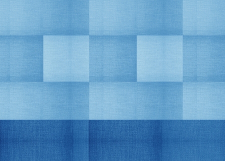blue checked fabric tableclothの写真素材