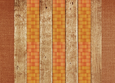  Seamless fabric and wood pattern backgroundの写真素材