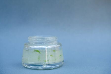Aloe vera Gel that has both substances to cure scars And used to produce health drinks Or cosmetics...