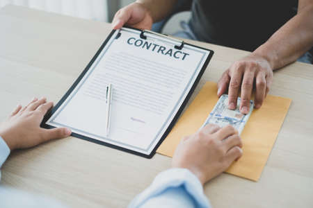 The owner's business personally signed the deal closing the deal by accepting bribes. The concept of...