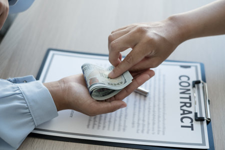 The owner's business offers and gives money to his partners for bribery and corruption. The concept...