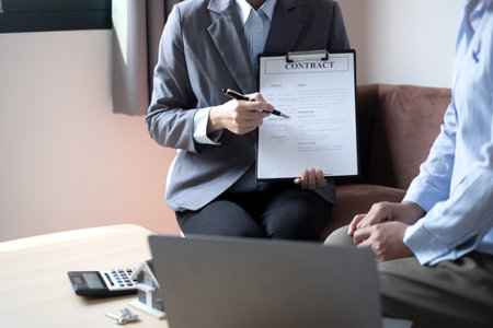 Real estate concept Home insurance, loans and home rentals.の写真素材
