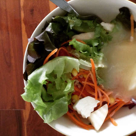 Vegetable salad healthy foodの素材