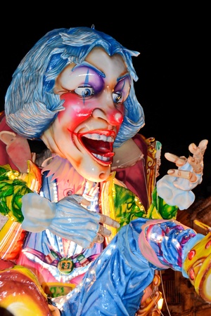 first floor of a clown maskの写真素材