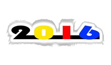 Happy New Year - 2016の写真素材