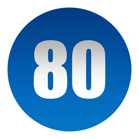 Minimum speed limit 80の写真素材