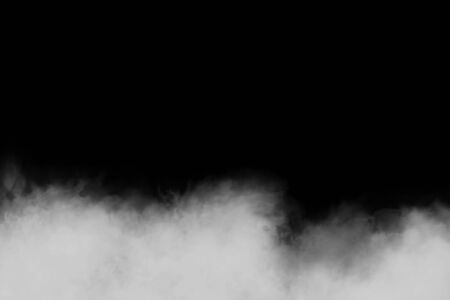 Smog clouds. realistic overlay of smog clouds, fog clouds for composition. maskの写真素材