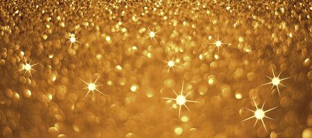 Golden Glitter Background