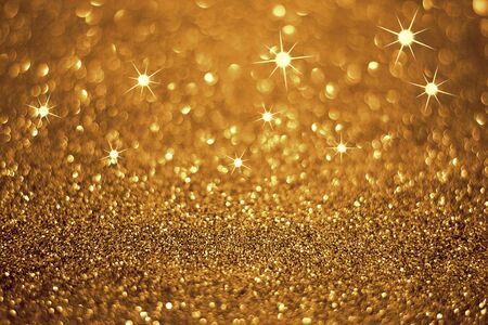Golden Glitter Backgroundの写真素材