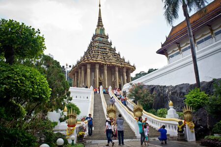 Wat Phrabuddhabat, Saraburi, Thailandのeditorial素材