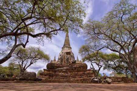 Ayutthaya Historical Parkのeditorial素材