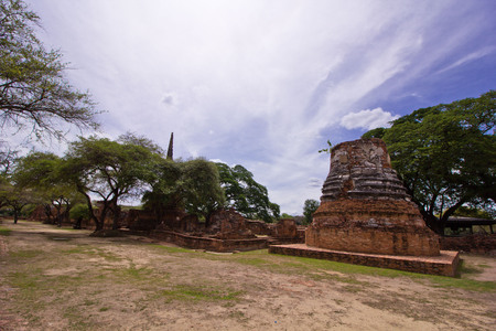 Ayutthaya Historical Parkのeditorial素材