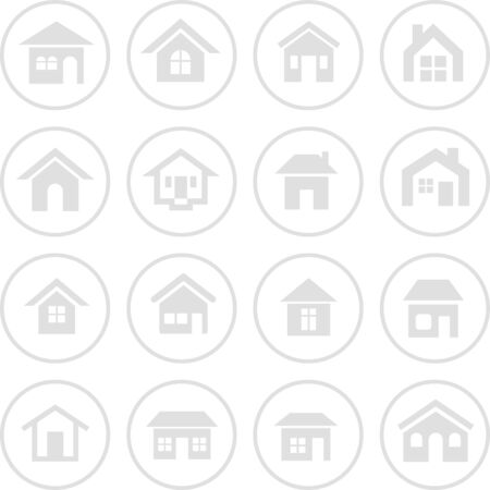 house icon setのイラスト素材