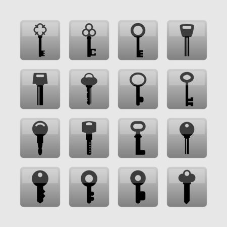 key icon setのイラスト素材