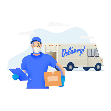 announcement megaphone with wow reactionの写真素材