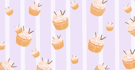 cherry cake concept texture cartoon