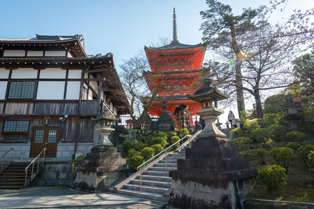 Kiyomizu-Dera is a landmark Buddhist temple in Kyoto, Japan.のeditorial素材