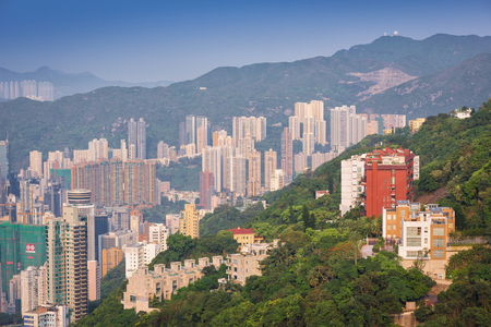 Hong Kong buildingのeditorial素材