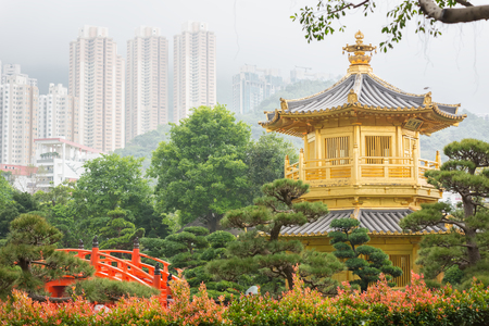 Nan Lian Garden at Hong Kong.のeditorial素材
