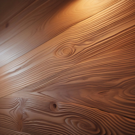 A close-up view of intricately carved wood grain with dramatic lighting highlighting the natural patterns and textures.の素材