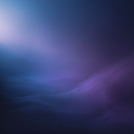 This image features a captivating blend of blue and purple hues in a smooth gradient. The colors transition seamlessly from light blue at the top to deep purple at the bottom, creating a sense of depth and tranquility. The soft, blurred edges enhance the ethereal quality of the composition.の素材