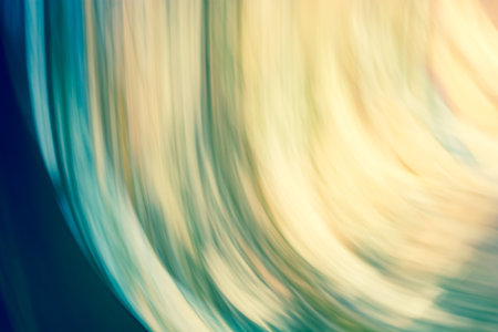 Abstract turquoise pale yellow background. autumn morning. backdrop