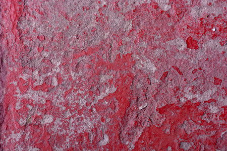 Grunge old wall texture with sprinkled red paint. Abstract background and texture for design....