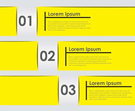 Infographic design elements (bookmarks). EPS 10 vector illustrationのイラスト素材