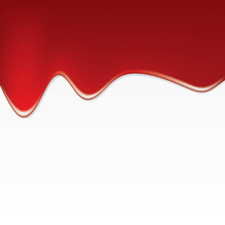 Dripping red blood background. Vector illustrationのイラスト素材
