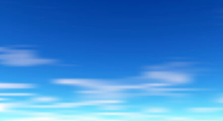 Background with blue sky and clouds  Vector illustrationのイラスト素材