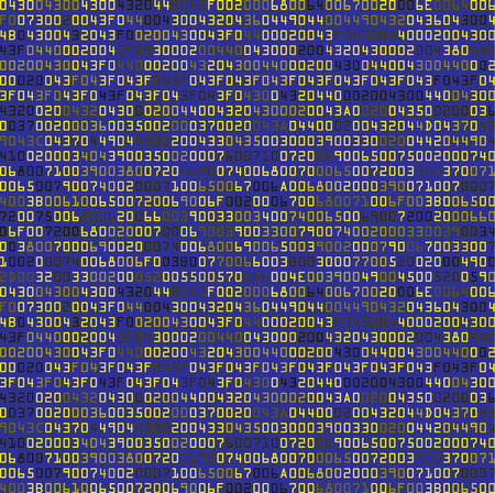 Blue security background with HEX-code. Vector illustration