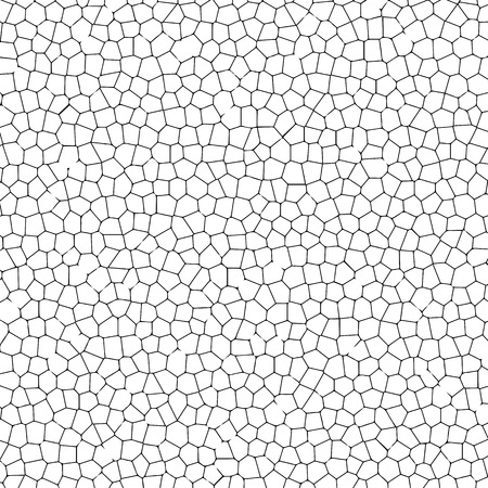 Black and white texture of cracked ground.のイラスト素材