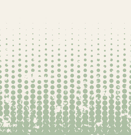 Seamless halftone background with retro green color. のイラスト素材