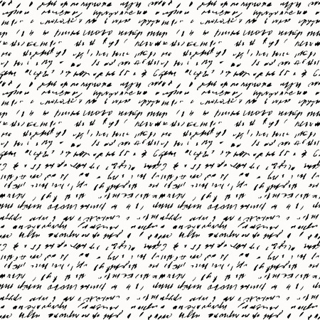 Seamless background of abstract handwriting. Vector illustrationのイラスト素材