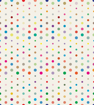 Seamless background pattern with dots. Pastel colors. Vector illustrationのイラスト素材