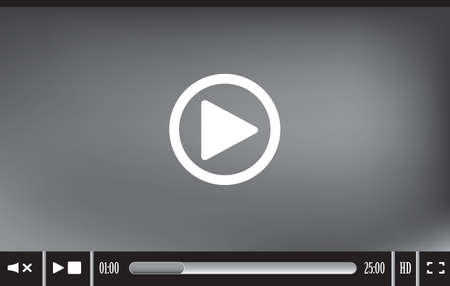 Web player interface. のイラスト素材